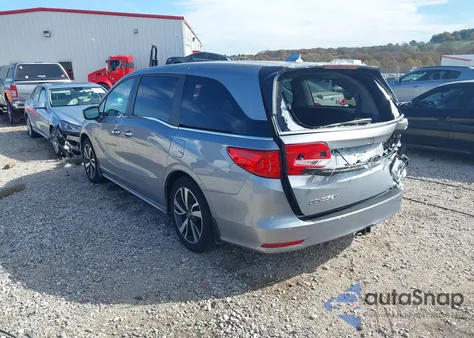 2023 Honda Odyssey Touring from USA, damaged, VIN 5FNRL6H82PB071210